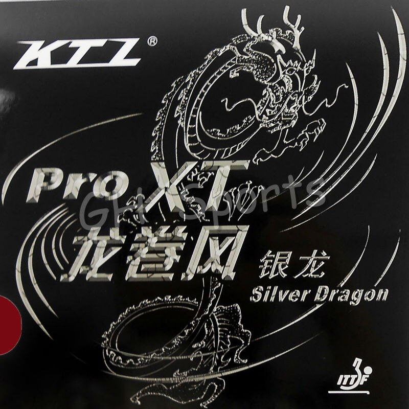 KTL Pro XT Silver Dragon Pips In Table Tennis PingPong Rubber With Sponge