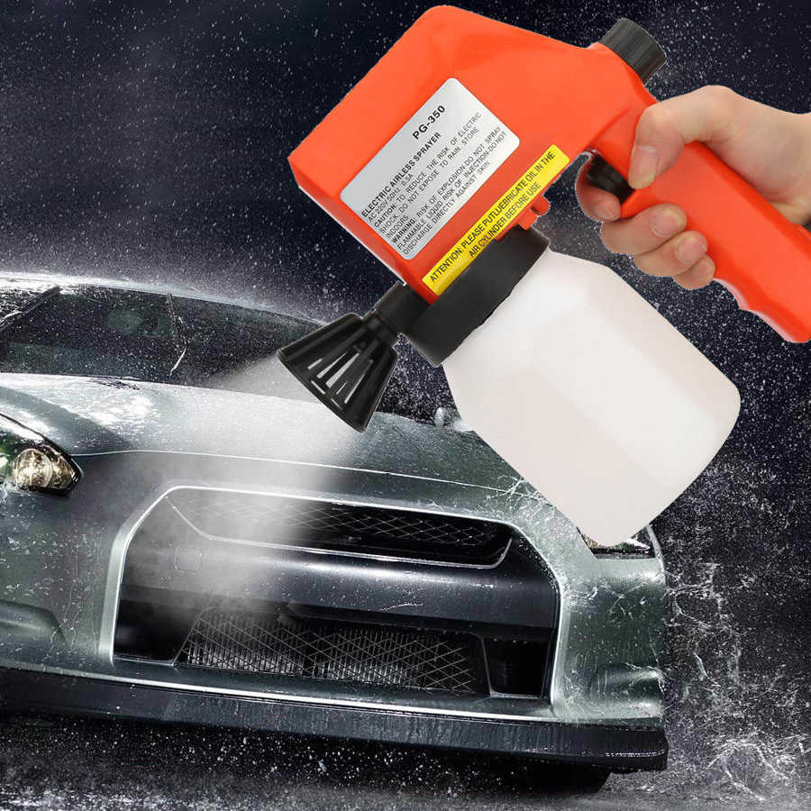 600ML Pneumatic Spray Hand Held Spray Electric Paint Sprayer Paint House Painting Tool 220V EU Plug