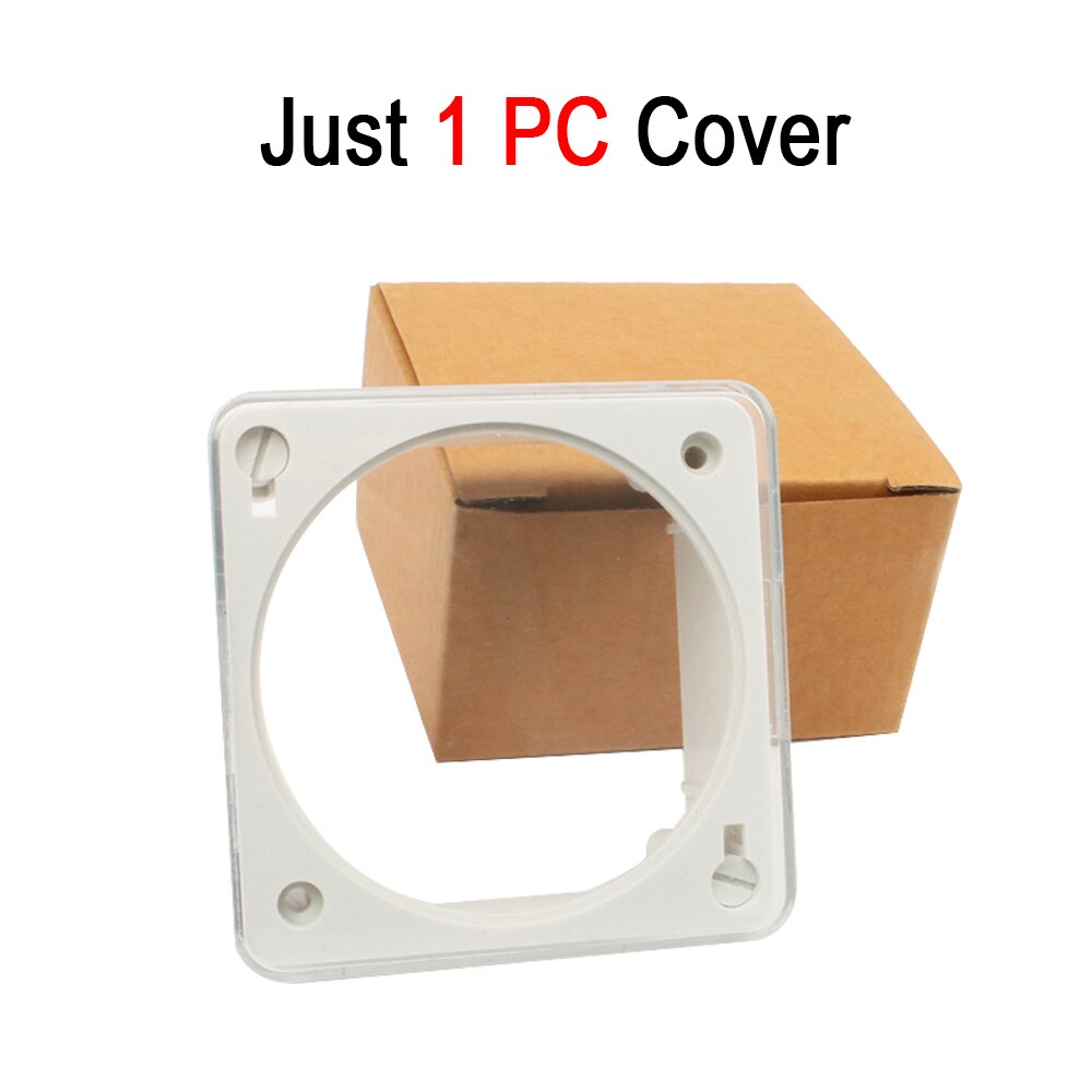 Geen Lock CN101A Ac Ronde Digitale Lcd Power Timer Wekelijkse Programmeerbare Elektronische Tijdrelais Schakelaar 8A Om 16A CN101 110V 220V: JUST Cover