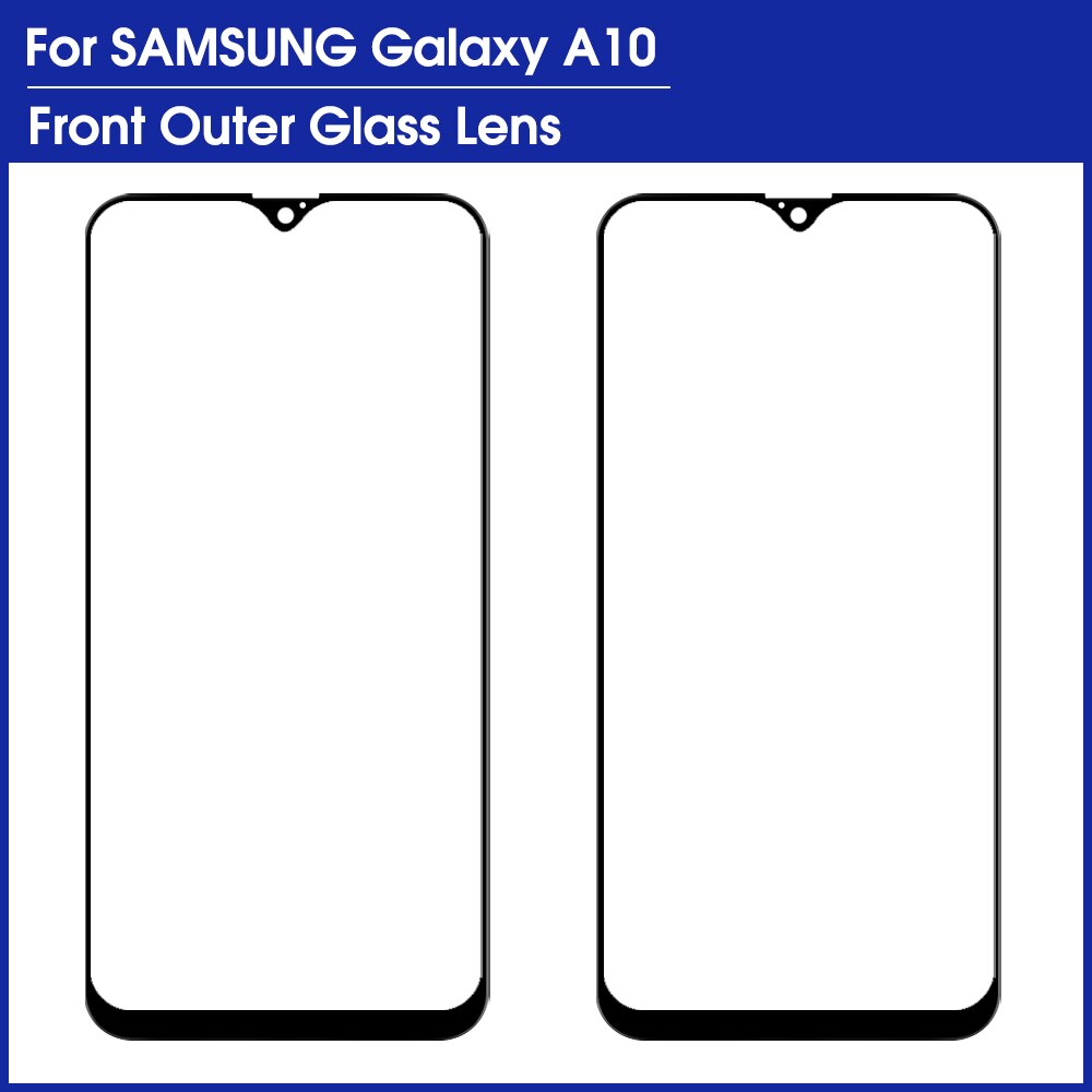 2 Piece/lot For Samsung A10 A20 A30 A40 A50 A60 A70 A80 A90 OEM LCD Screen Front Glass Lens Repair Parts Outer Replacement: A10