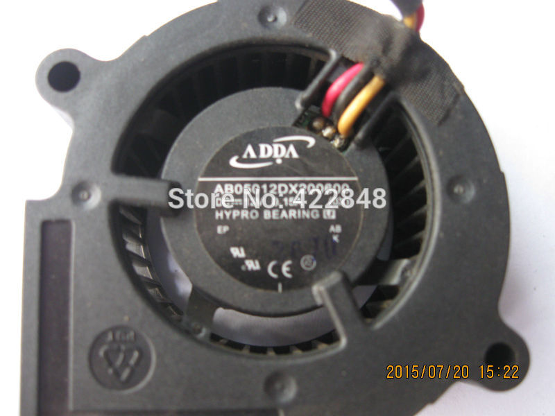 et original adda 5020 dc12v 0.15a ab05012dx200600 de refroidissement ventilateur pour benq projecteurs
