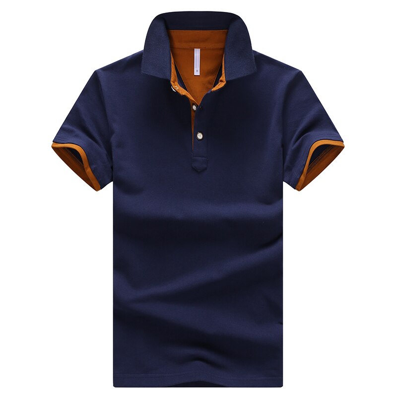 557 Polo Shirts Short Sleeve Men Summer Business Casual Solid Male Polo Shirt Cotton Streetwear Men's Breathable Soft Tops: 1