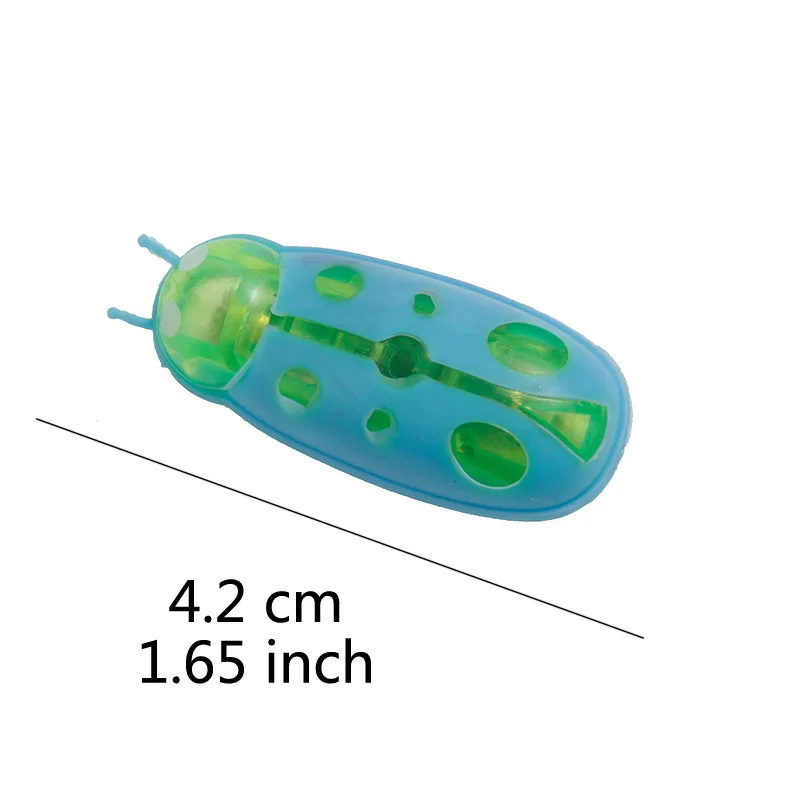 Funny Electric Bugs Catnip Toy Automatic Tunnel Mini Robot Bug Vibration Insect Toys For Cats Battery Operated Cockroach Ladybug: Blue