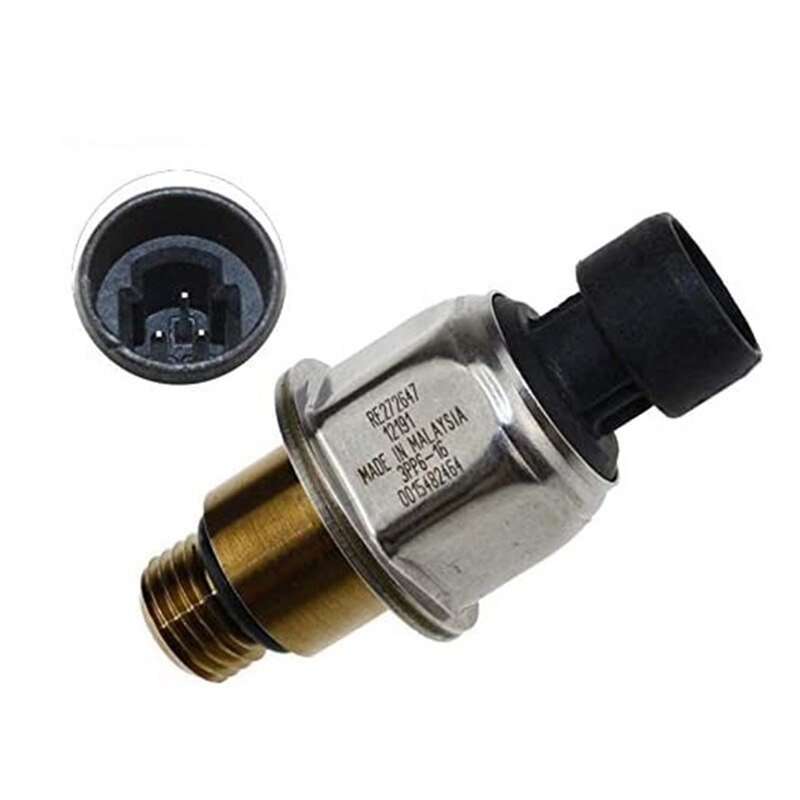 Oil Pressure Sensor High Pressure Common Rail Pressure Sensor for John Deere Trans RE272647 3PP6-16