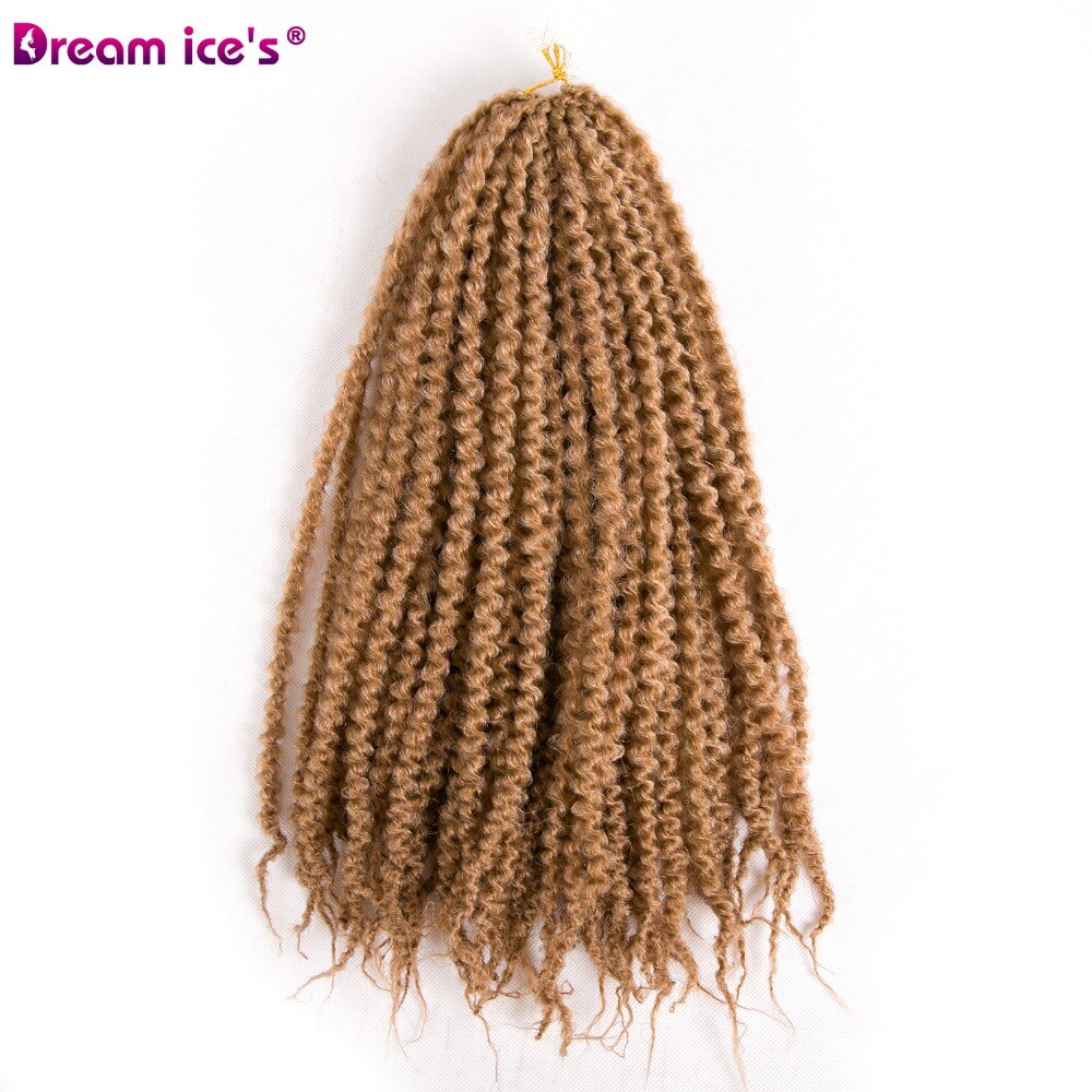 Dream ice-trenzas de pelo rizado Afro freetress, extensiones de cabello trenzado preloop, 60 raíces, un paquete