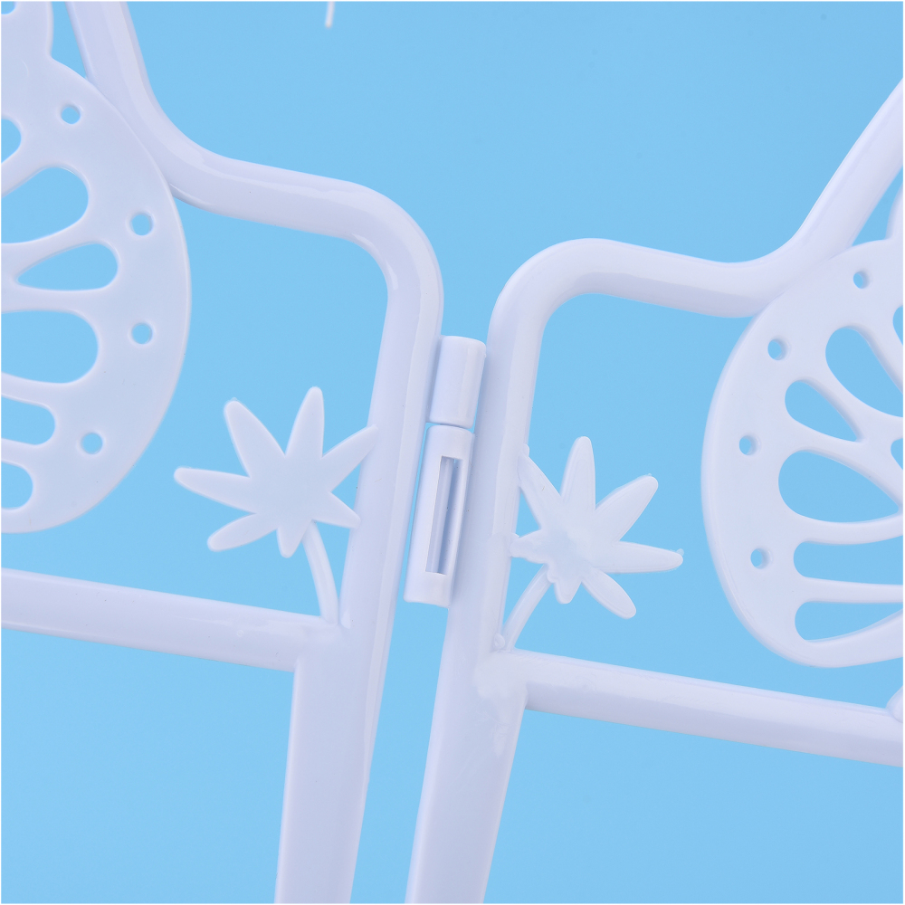 Garden Fence Edge Board Decoration Rail Border Decorative Frame Flexible Wrought Iron Style Ornamental Lawn Terrace Protection