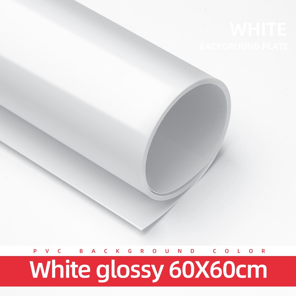 Valkoinen musta harmaa vihreä 68 x 130cm 27*51 tuuman valokuvaus taustapaperi matta pvc vinyyli saumaton tausta saumaton vedenpitävä: 60 x 60cm valkoista