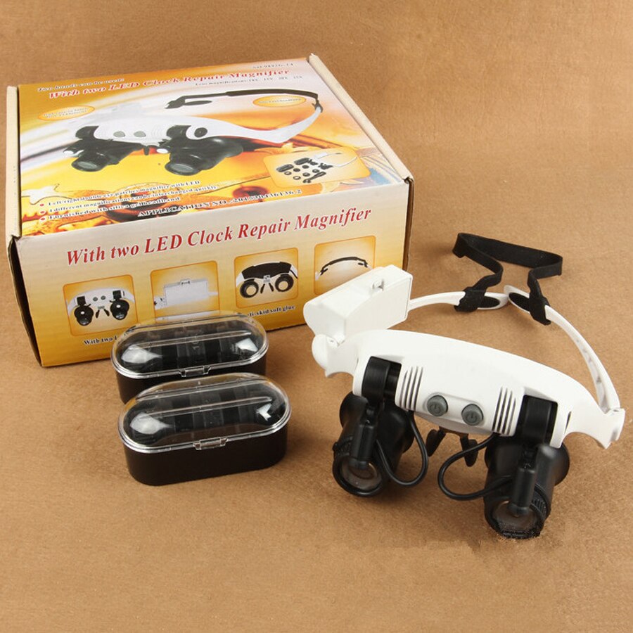 10x 15x 20x 25x High Magnification Glass Magnifier Watch Polarized Fishing Float Myopia Glasses with Led Light Night Fish Tools