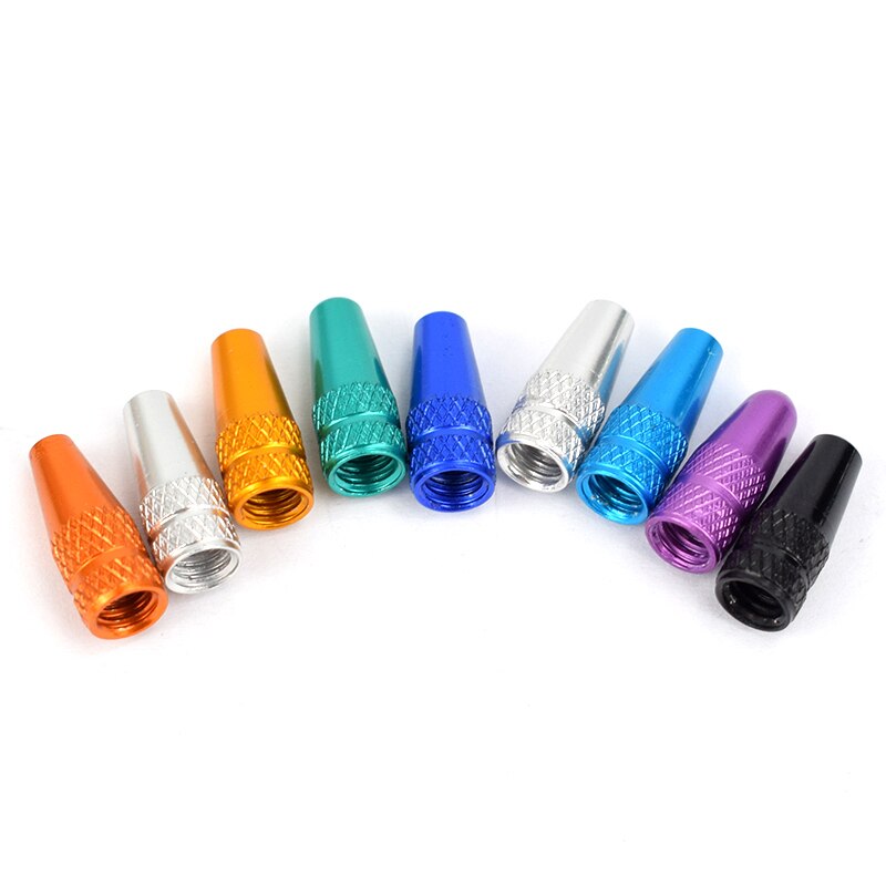 Bouchon de Valve FV pour pneu de vélo en alliage d'aluminium, protecteur couvert de vélo de route et vtt, anti-poussière, Valve Presta, 4/8 pièces