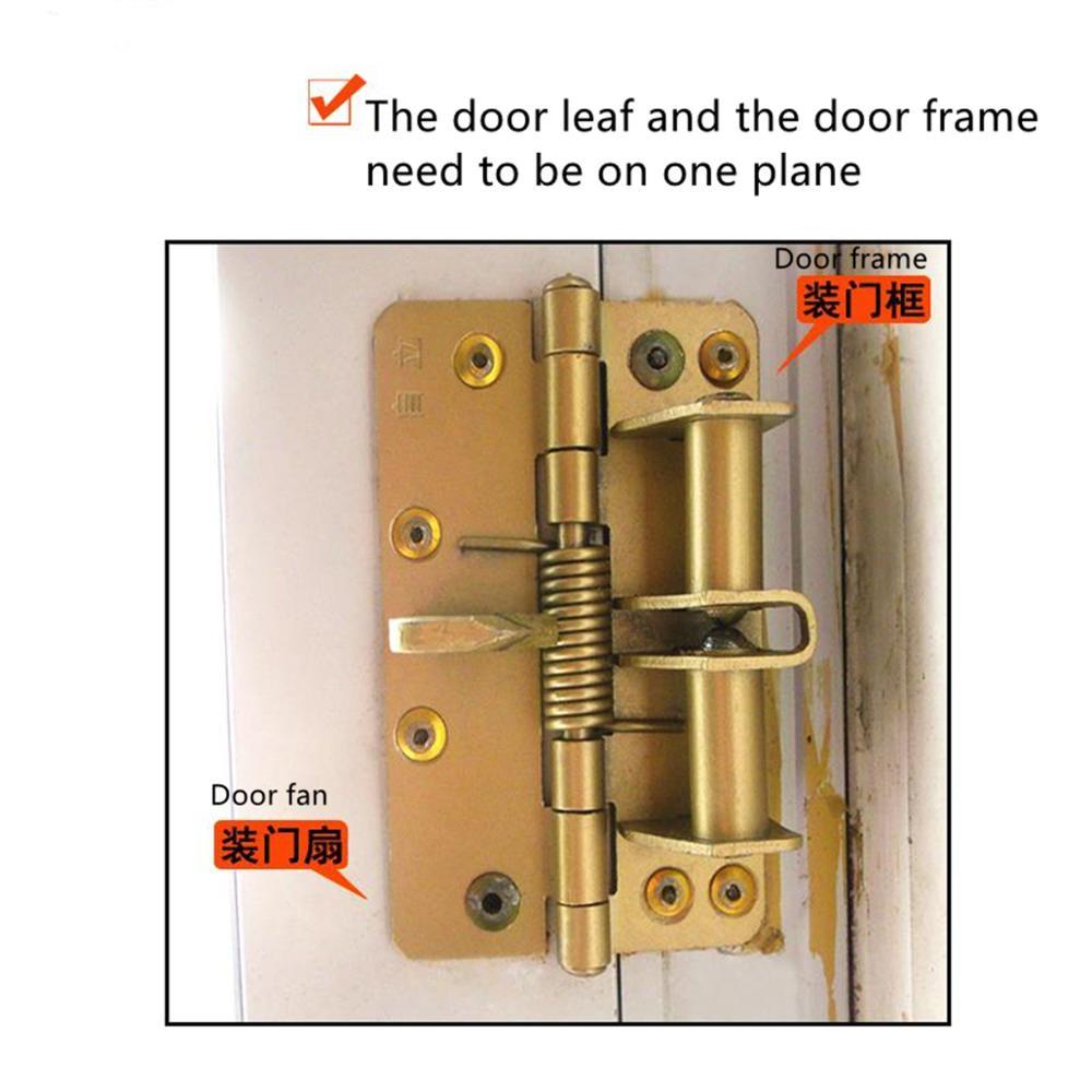 Porte moustiquaire multifonctionnelle à fermeture automatique, positionnement automatique, porte en bois