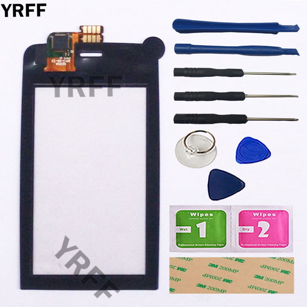 3.0 "Mobiele Touch Screen Glas Voor Nokia Asha 308 309 310 3080 3090 Touch Screen Digitizer Sensor Outer Glas panel Gereedschap