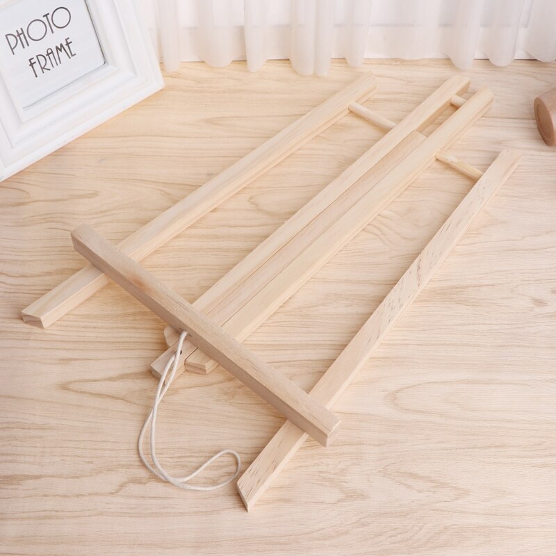 Wood Easel Advertisement Exhibition Display Shelf Holder Studio Painting Stand