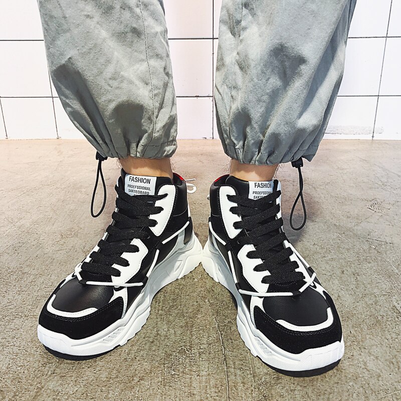 Skateboarding shoes man women high classic sneakers outdoor