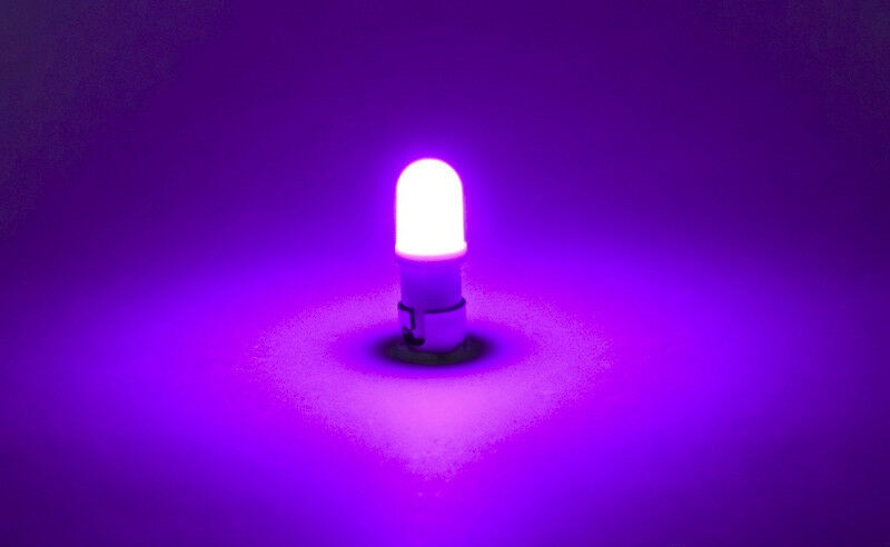 Ac6.3v bajonet led flipperspil lyspærer erstatning for glødepærer  #1893 #44 #47 #1847 brugt i receivere  sa500 600: Lyserød