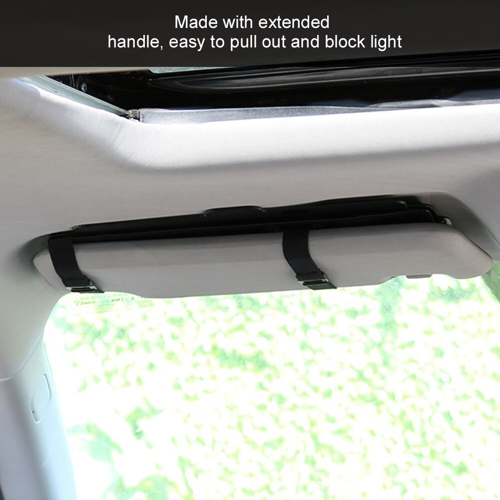 Car Sun Visor Anti-Glare Car Visor Extender Polarized Lens Sun Block Front Side Windshield Sunshade Clear Vision Safe Driving