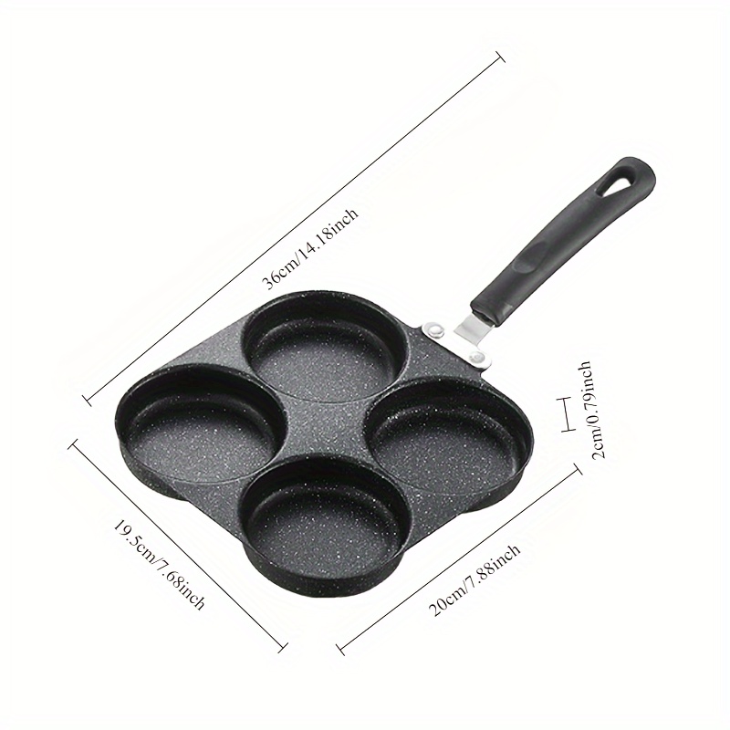 Tamagoyaki Pan, Japanse Omelet Pan, Omelet Pan Rechthoek Anti-aanbak Ei Pan Koekenpan Kookgerei Voor Thuis Keuken - Grijs(L