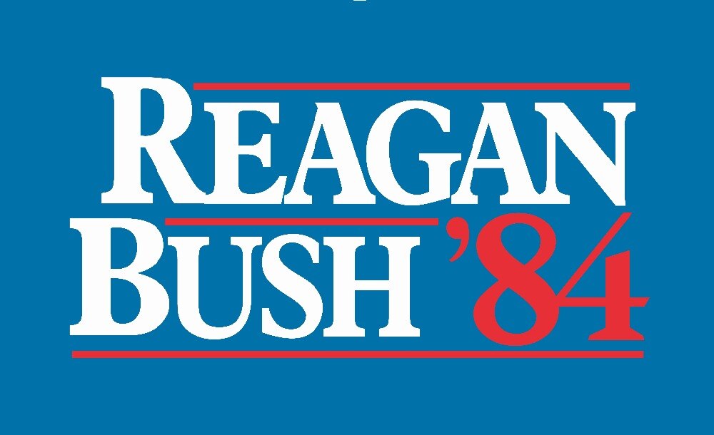 90x150cm reagan bush 84 flag