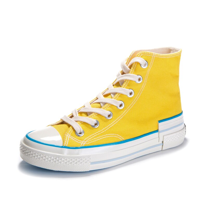Trampki 2020 damskie trenerzy kobiety buty do tenisa zewnętrzny namiot Walking kobiece buty do joggingu Zapatillas Mujer Deportiva Chaussure: YELLOW / 4