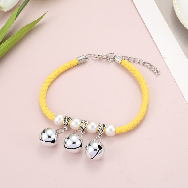 Collare per animali domestici giocosa e carina campana colorata gatto campana collare accessori per gatti simpatico costume da compagnia collana con ciondolo gatto