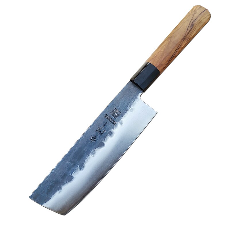 Couteaux de cuisine japonais Kiritsuke faits à la main, outils de cuisine pour Chef, manche en bois, produits écologiques de , nouveauté: Default Title