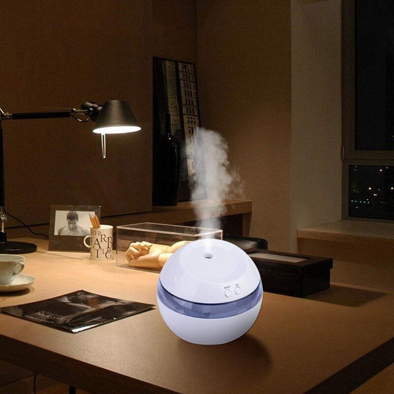 Usb 5V Ultrasonic Air Aroma Humidifier Electric Aromatherapy Essential Oil Aroma Diffuser With Color Led Lights