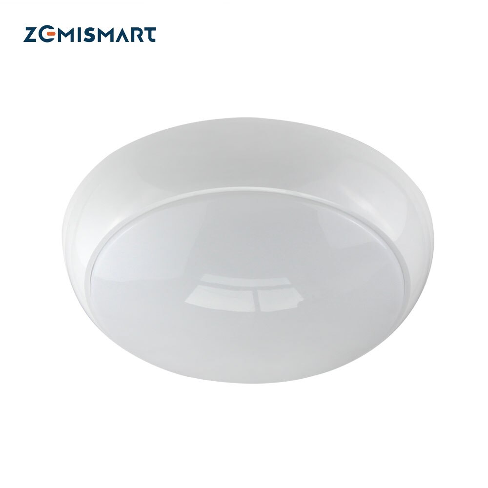 Microwave Motion Sensor Light Sensor Ceiling Light with 30s Timeout 11inch 24W 1900lm LED Round Lighting Fixture