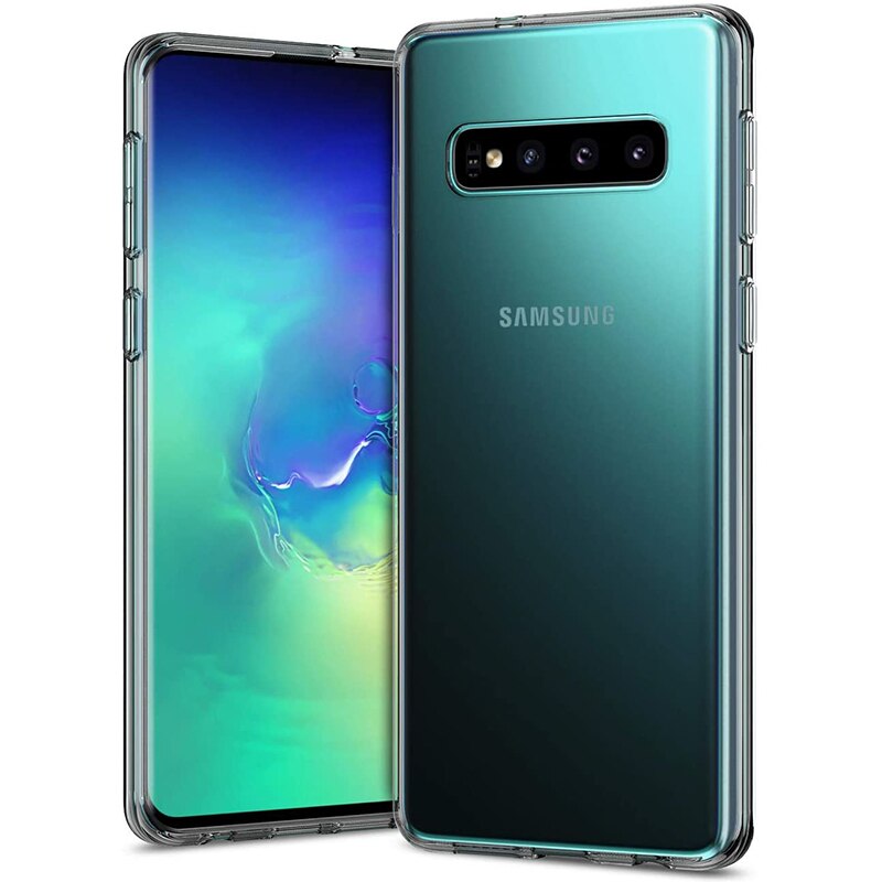 Coque de luxe transparente en Silicone, étui souple Ultra-mince pour Samsung Galaxy S10 Plus S10E 5G Lite