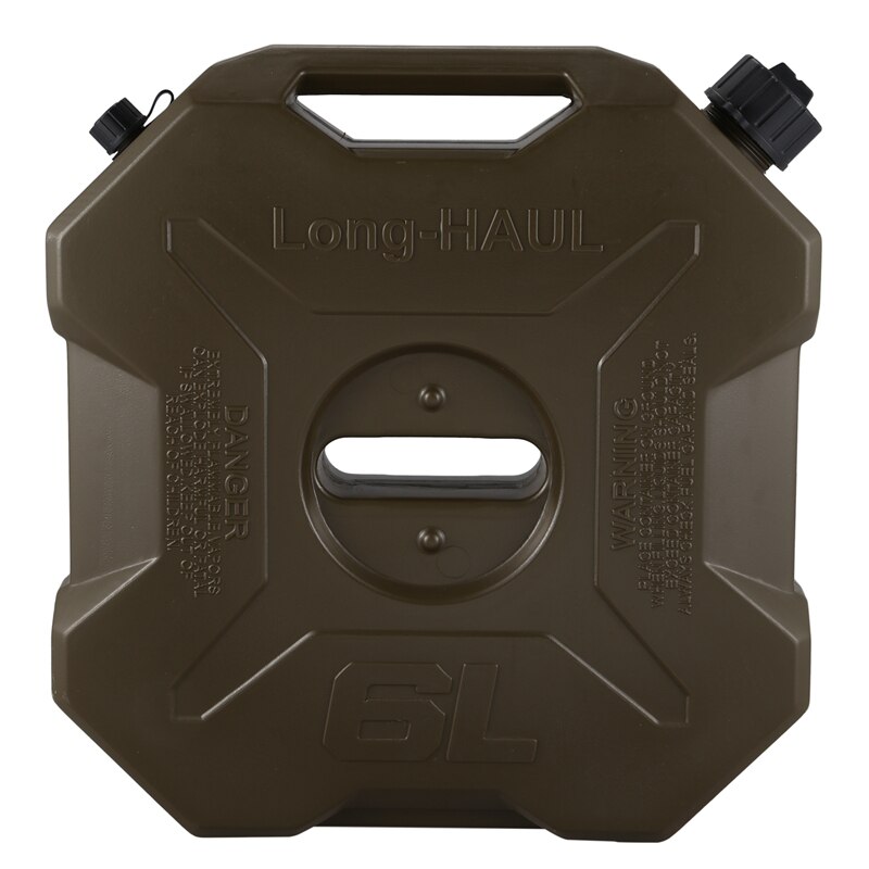Car and Motorcycle Fuel Spare Fuel Tank Plastic Gasoline Tank Can Spare Plastic Barrel Fuel Tank-6L: Default Title