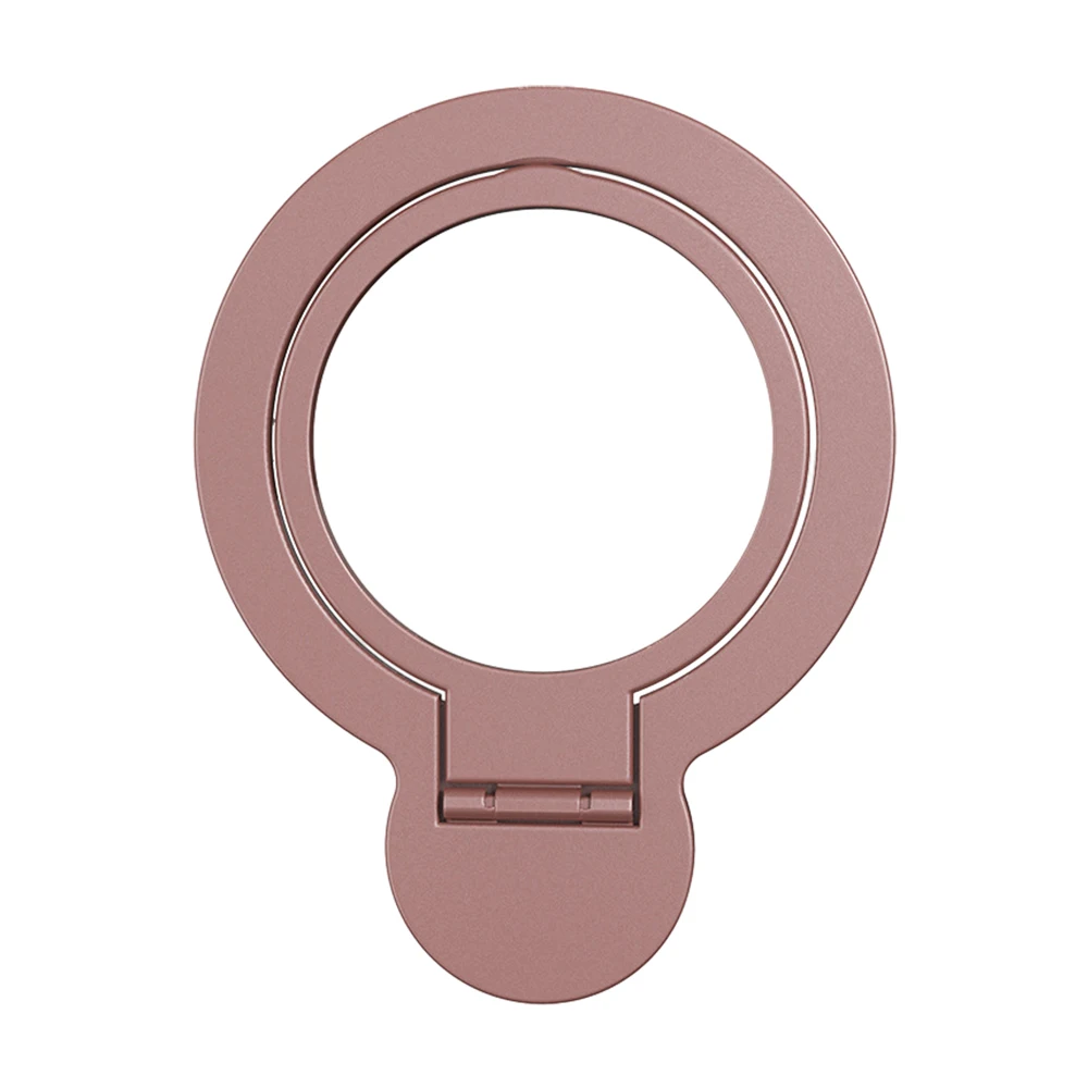 Magnetische Telefoonhouder Ultra Dunne Metalen Ringhouder Voor Iphone 15 14 13 12 Voor Magsafe Sticky Kickstand Ondersteuning Draadloos Opladen: Roze