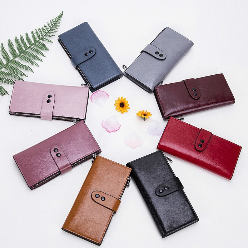 Bolsas femininas carteiras femininas moda longa grande capacidade embreagem carteira de couro fino para mulheres bolsa de moedas carteiras femininas