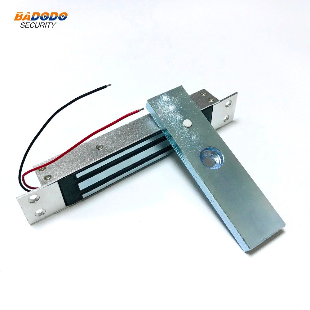 DC12V Single door electromagnetic lock magnetic lock 180Kg 350Lbs concealed installation for access control home security