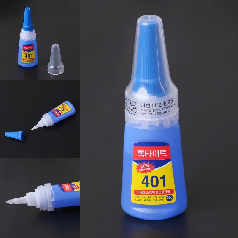 401 Rapid Fix Instant Fast Adhesive.20g Bottle Stronger Super Glue Multi-Purpose X4YD