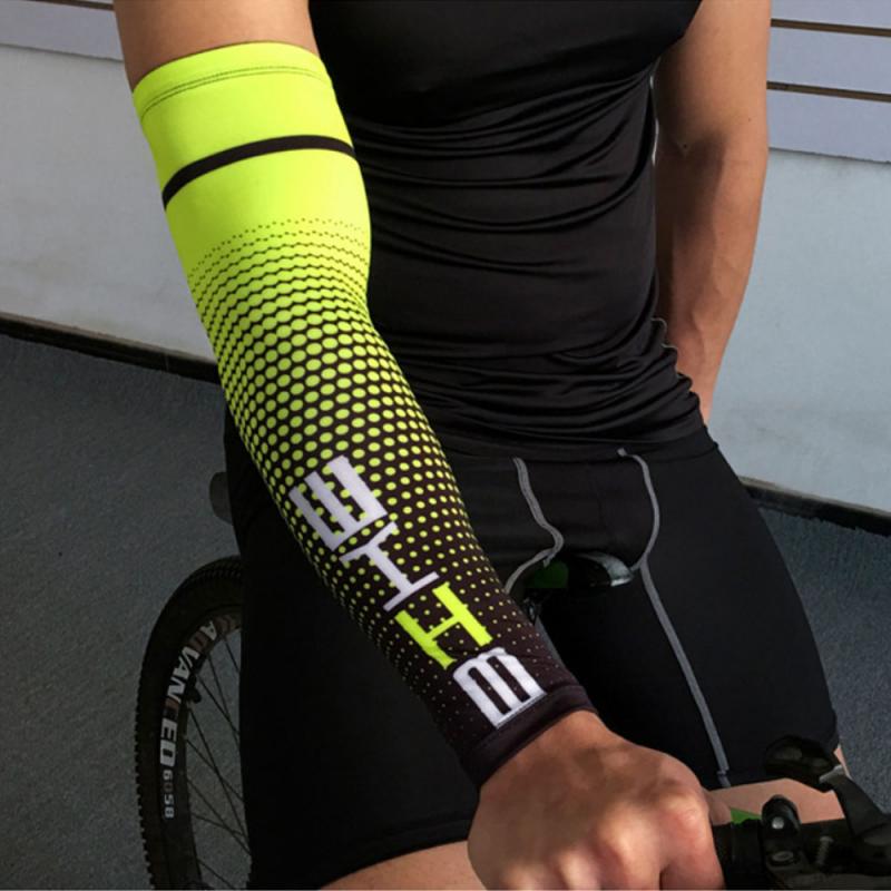 Arm Hülse Armschützer Schnell Trocknend Sonne UV Protectin Laufen Ellenbogen Unterstützung Arm Wärmer Fitness Basketball Ellenbogen Pad Radfahren