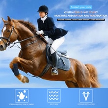 Paardrijden Handschoen Ademend Verstelbare Paardrijden Accessoire Anti-Uitglijden Duurzaam Sport Zwart Paardensport Hand Accessoire