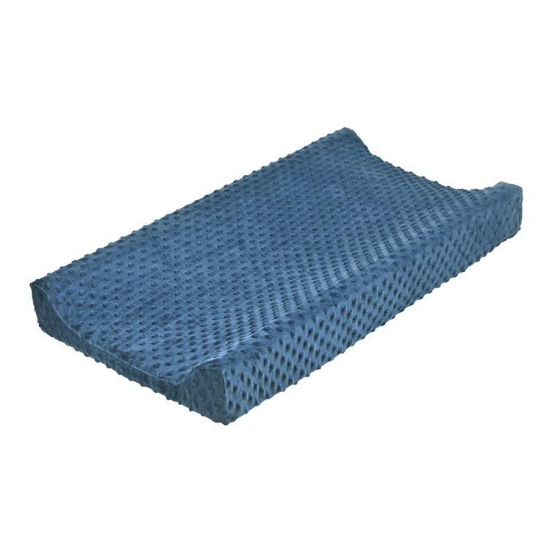 Funda suave reutilizable para cambiador de bebé, cubierta de viaje, plegable, de Minky Dot, transpirable, para cambiador de bebé