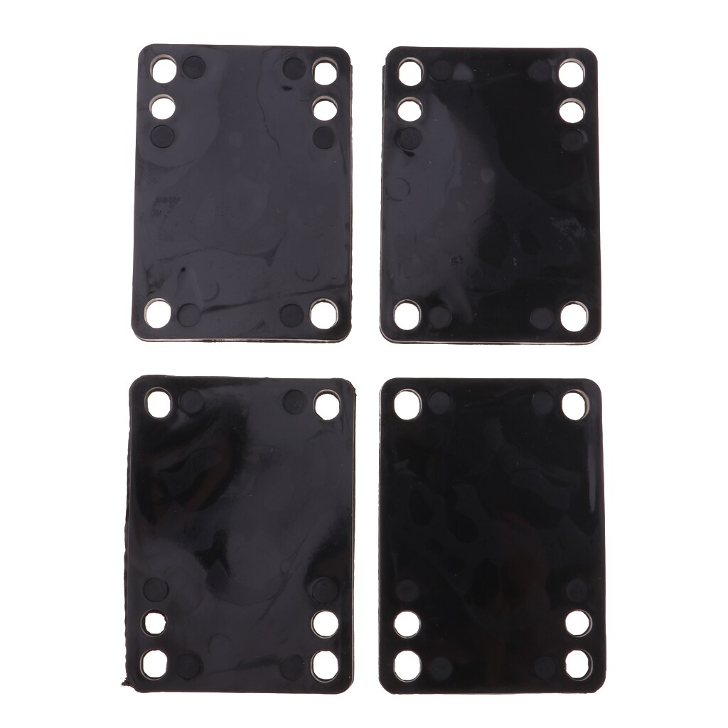 4PCS/Set 3mm Skateboard Riser Pads Shockpads Good Replacement for Longboard Skateboarding Hardware Accessory