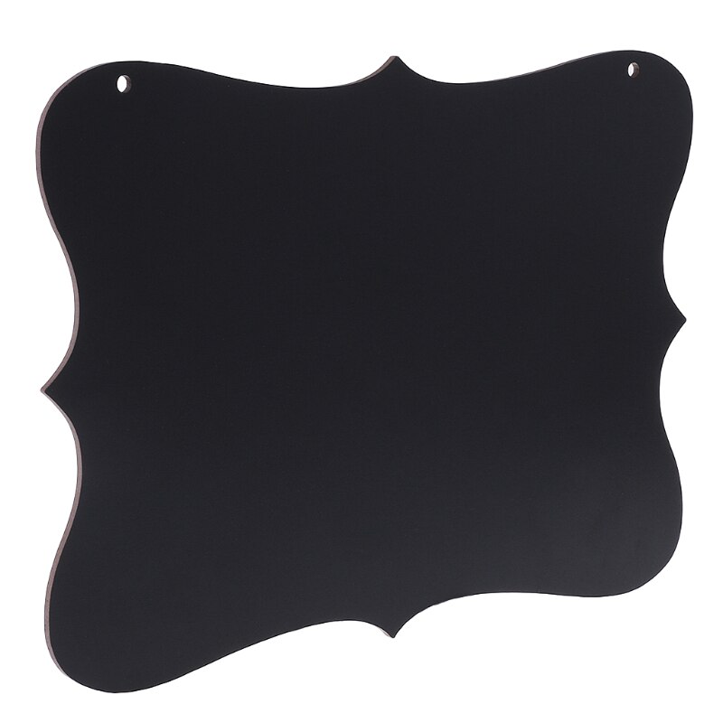 Rectangle Hanging Wood Blackboard Double Sided Erasable Chalkboard Message Board