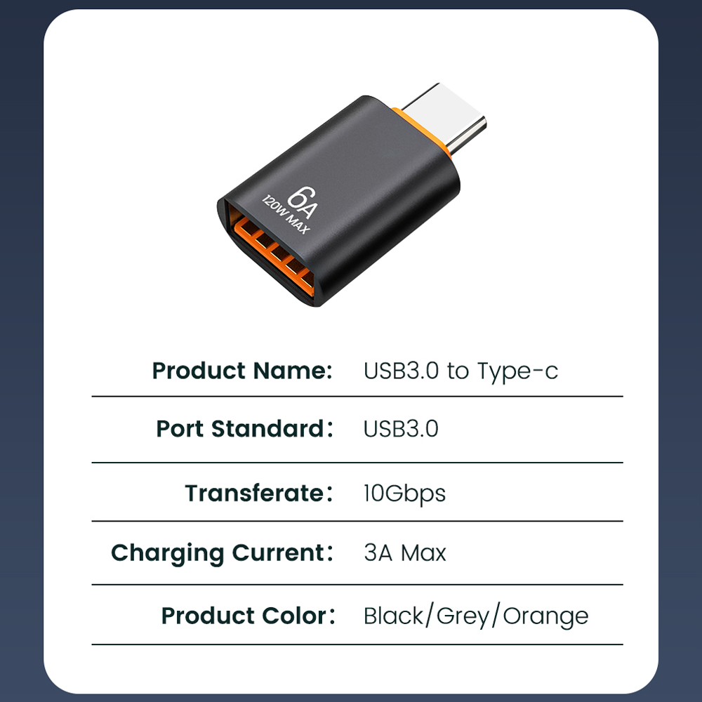 NNBILI 6AUSB 3.0 To Type C OTG Adapter USB USB-C M... – Vicedeal