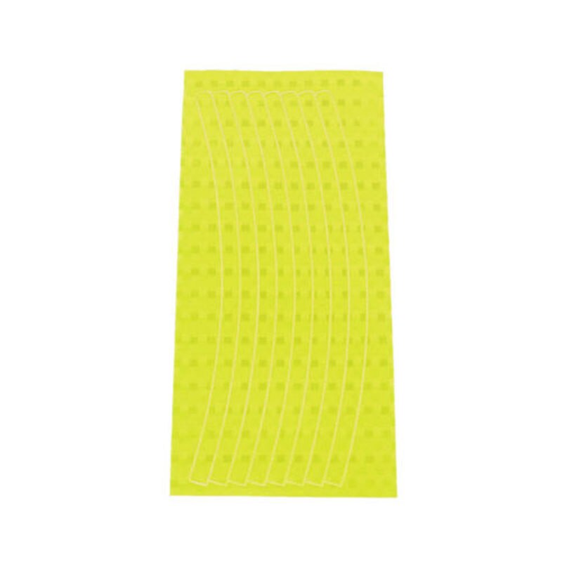 16 Strips Bike Sticker Decals Reflective Stickers Strip Bicycle Motorcycle Reflective Tape Sticker Bicycle Wheel Bike Accessorie: Yellow