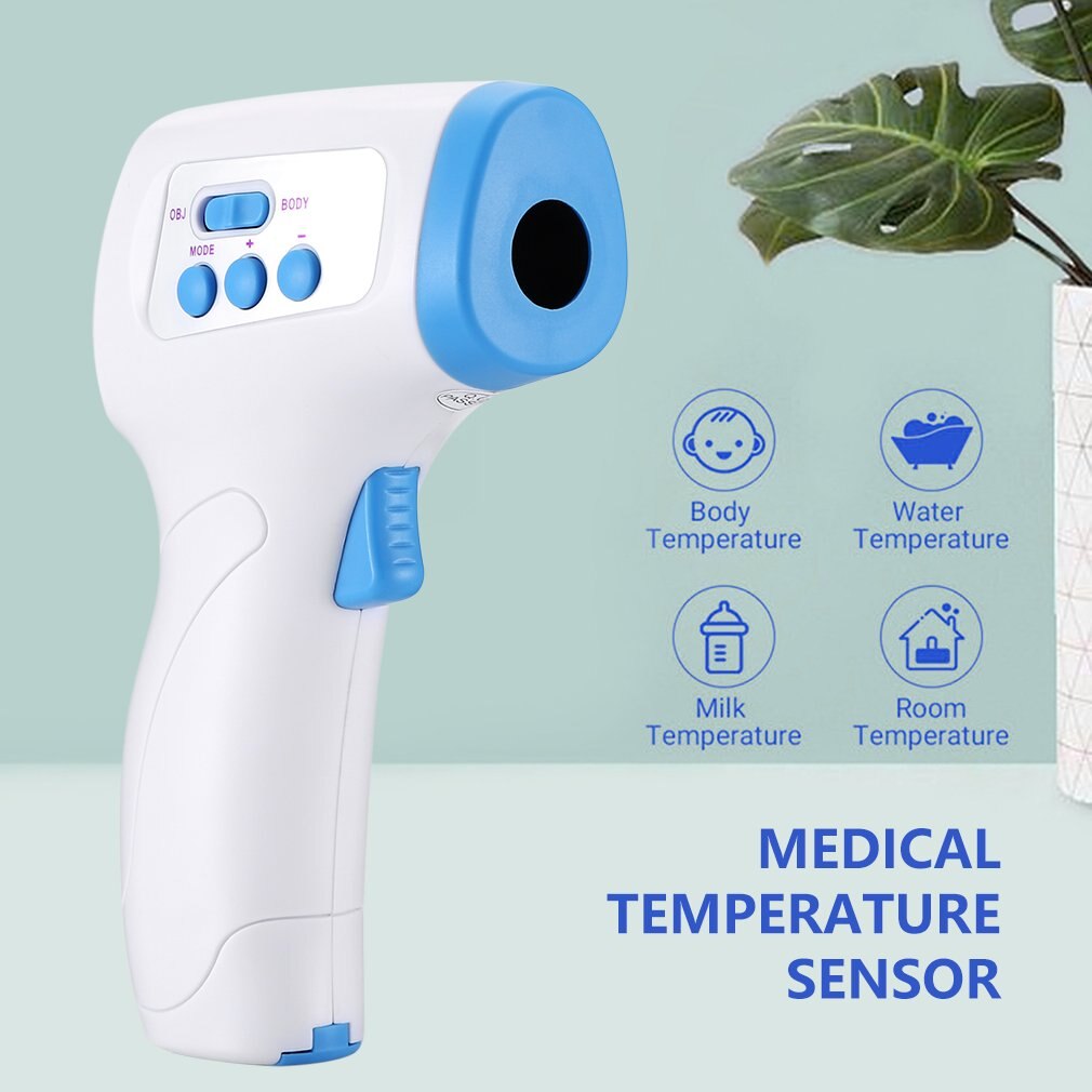 Não-contato termômetro infravermelho digital testa termômetro temperatura infravermelho febre do corpo ferramenta de medida em casa para adultos do bebê