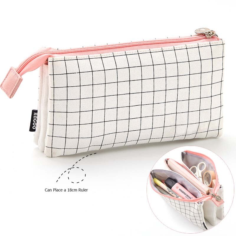Estuche de almacenamiento para bolígrafos, bolsa de papelería escolar, para estudiantes universitarios, para oficina y adultos: 5