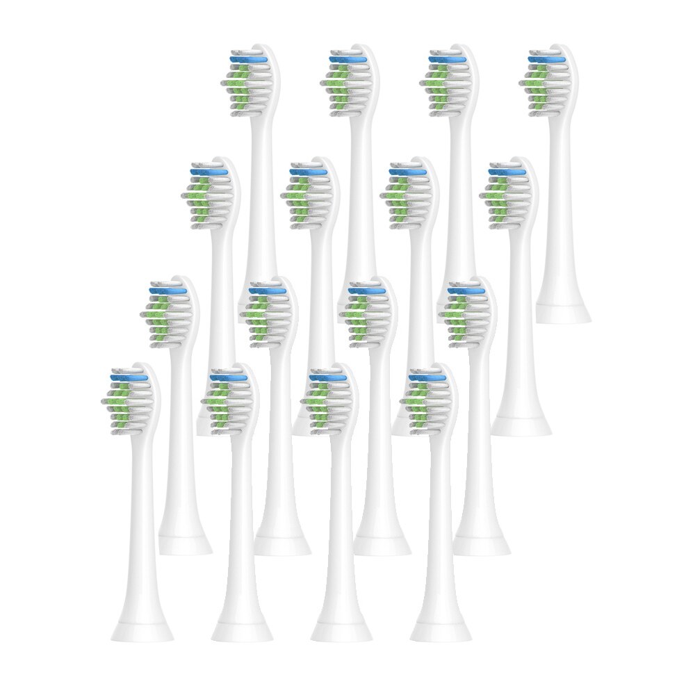 Cabezales de cepillo de dientes para HX6511, HX9362, HX6013, HX6063, HX3110, HX3212, HX6231, HX6631, HX6711, HX6721, HX8911, 8, 12, 16, 20 unidades: Plata