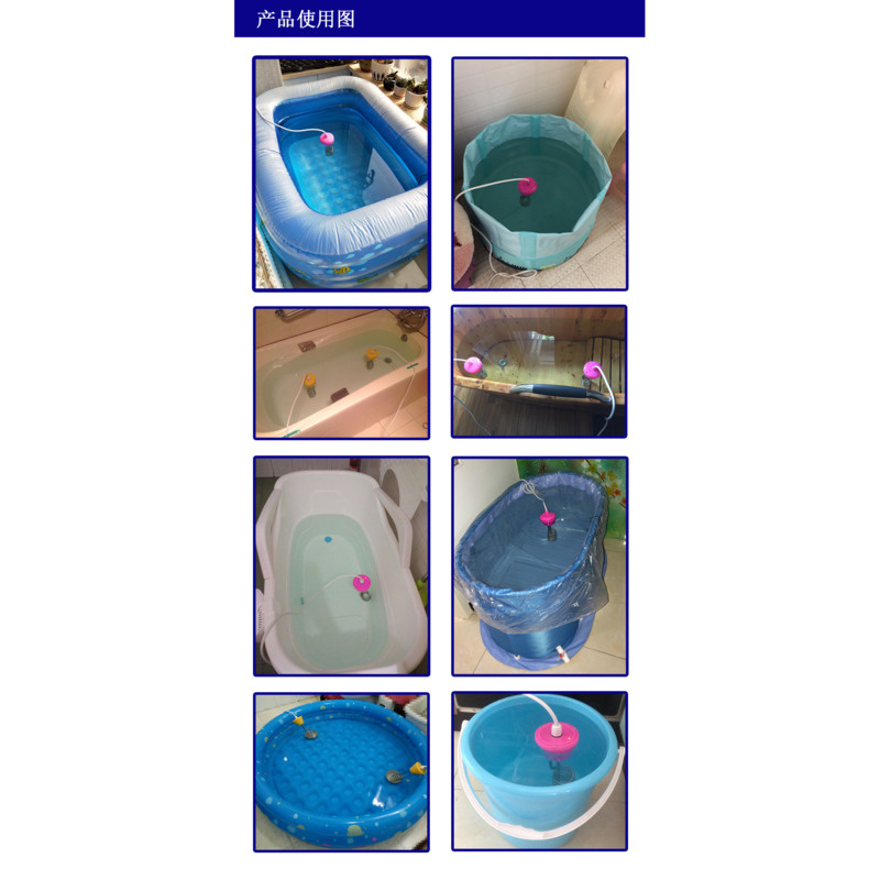 2000/2500/3000W Cartridge Swimming Pool Heater Electric Heating Element Immersion Water Heater Boiler Heating Rod for Inflatable