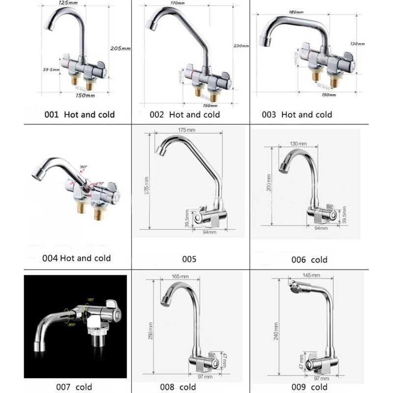 Cold & Faucet Deck Kitchen Camper Bathroom Basin Faucets Waterfall Basin Mixer Tap Bath Faucet Sink for RV Caravan Boats
