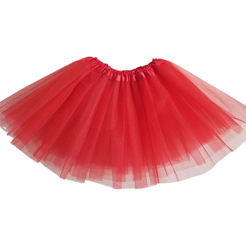 Tyttövauvojen balettitanssi mini tutu hame kolmikerroksinen metallinen glitter paljetteja karkkia laskostettu prinsessa tylli pettihame 11 väriä: 4