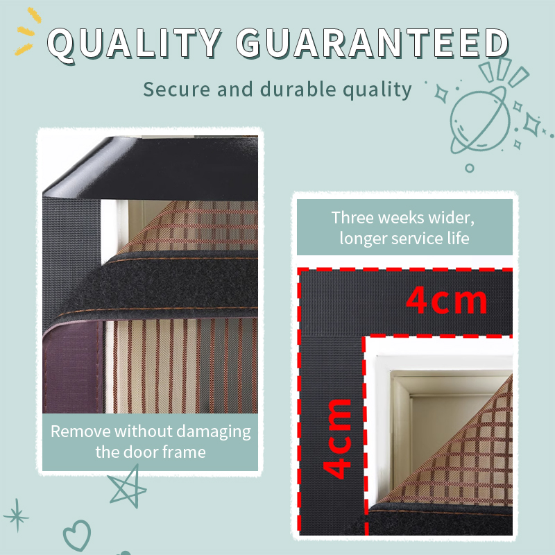 Cortinas antimosquitos de estilo chino, cortinas bordadas, malla de diamante, autoadhesivas, adsorción magnética, puerta sin agujeros cu