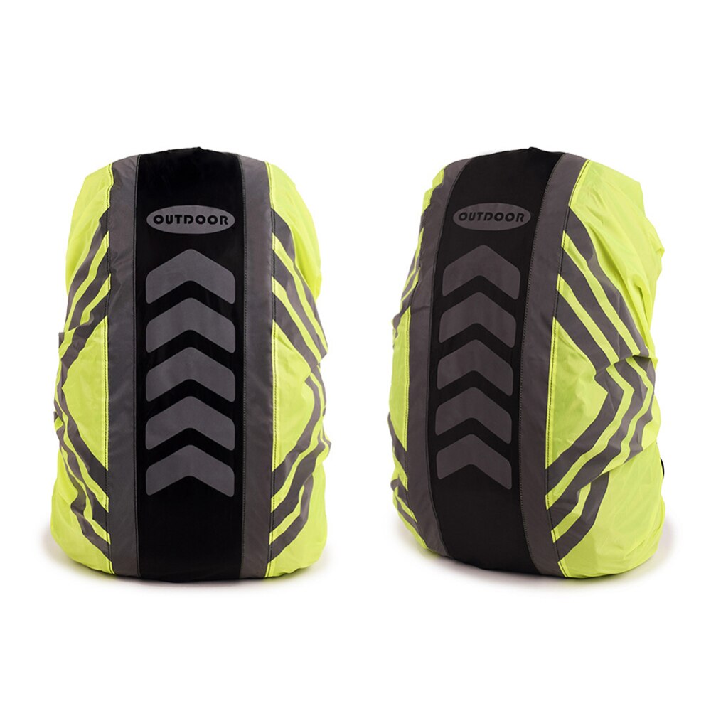 Waterproof High Visibility Reflective Bag Backpack Rucksack Rain Cover Polyester Rainproof Covers for Backpacks O26