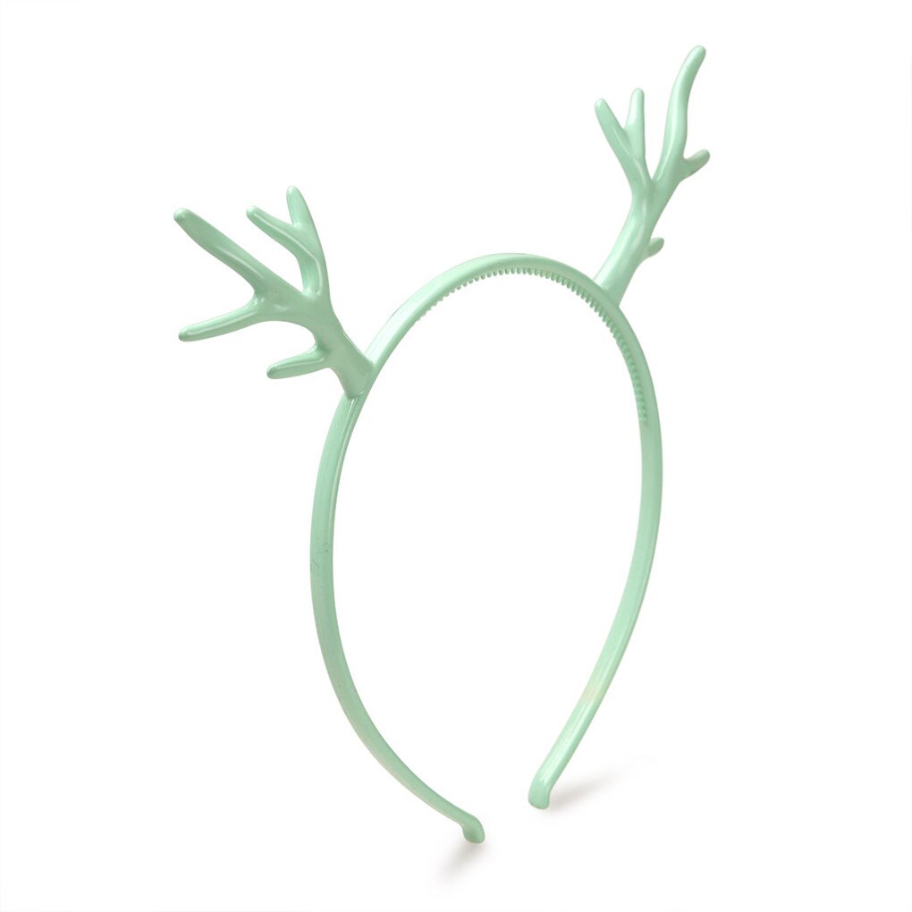 12 Teile/satz freundlicher Mädchen Elch Geweih Mädchen Stirnband Party Weihnachten Hochzeit Kopfschmuck Hirsch Haar Reifen Zufällige Farbe