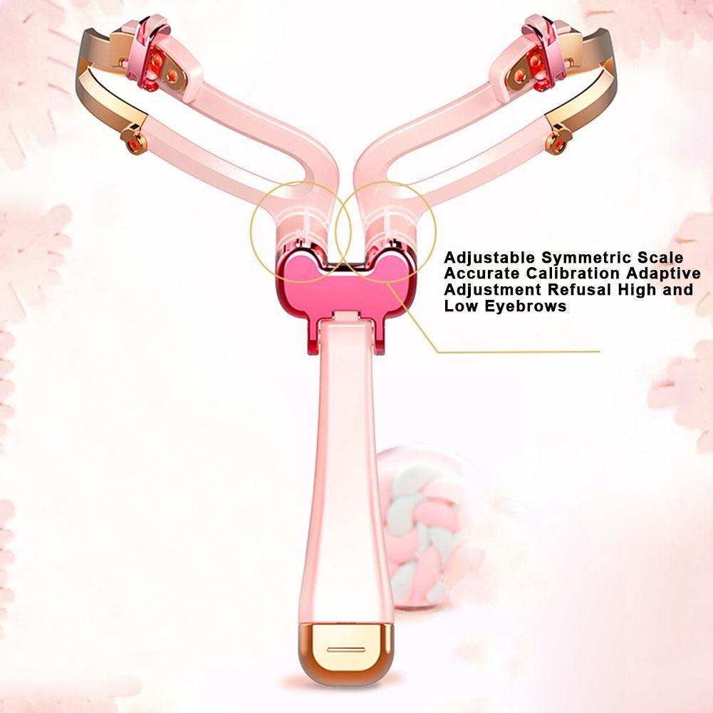 3 in 1 Adjustable Eyebrow Shaper Makeup Eyebrow Shapes Stencil DIY Eyebrow Template Eyebrows Card Brow Makeup Model Makeup Tool