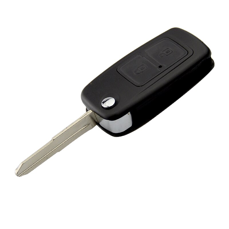 OkeyTech 2 Buttons For Chery A5 Fulwin Tiggo E5 A1 Cowin Car Key Case Remote Key Shell Fob Blank Key Folding Flip Uncut Blade: Lock and Unlock